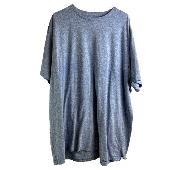Foundry Mens 4X-Large T-Shirt Blue 4XL Casual Short Sleeve Crew Neck Tee Top - Picture 2 of 4